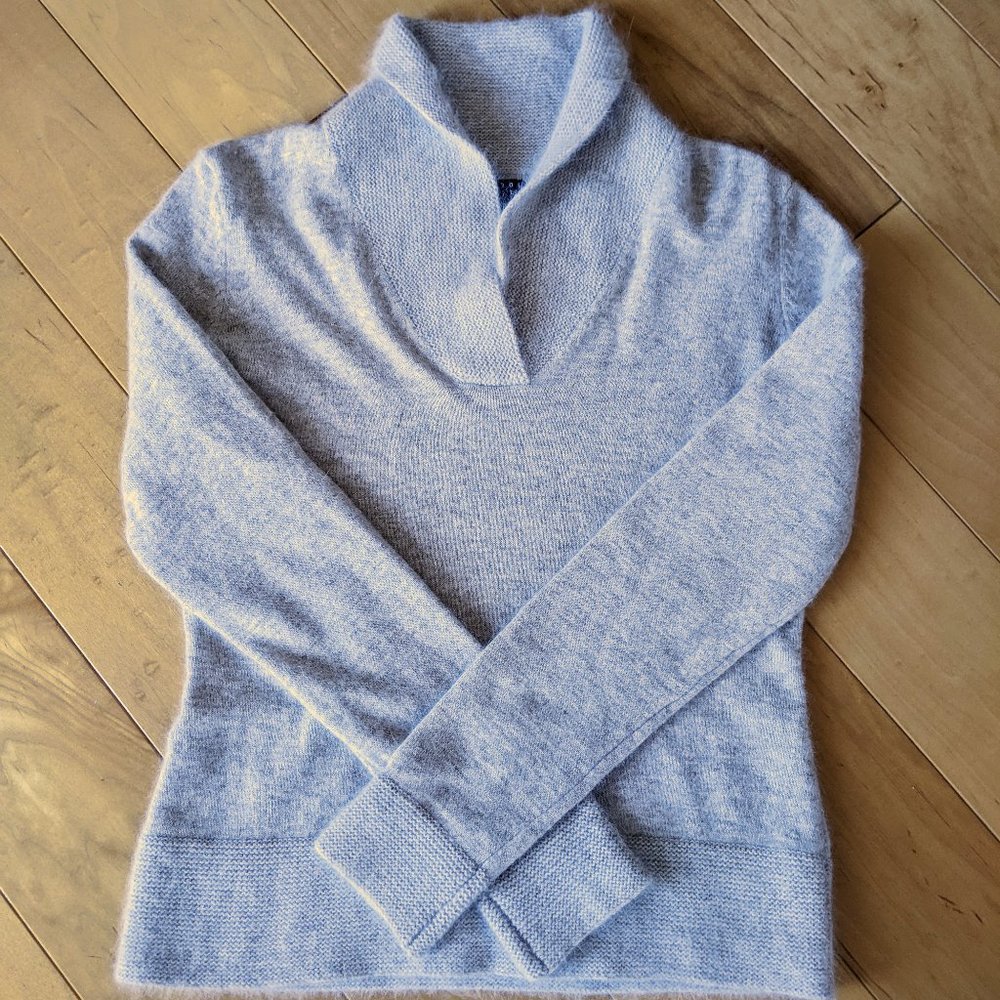 Angora/lambswool sweater